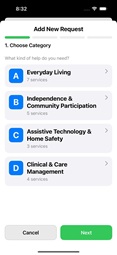 Chuffty Assistance - request home care support from your phone