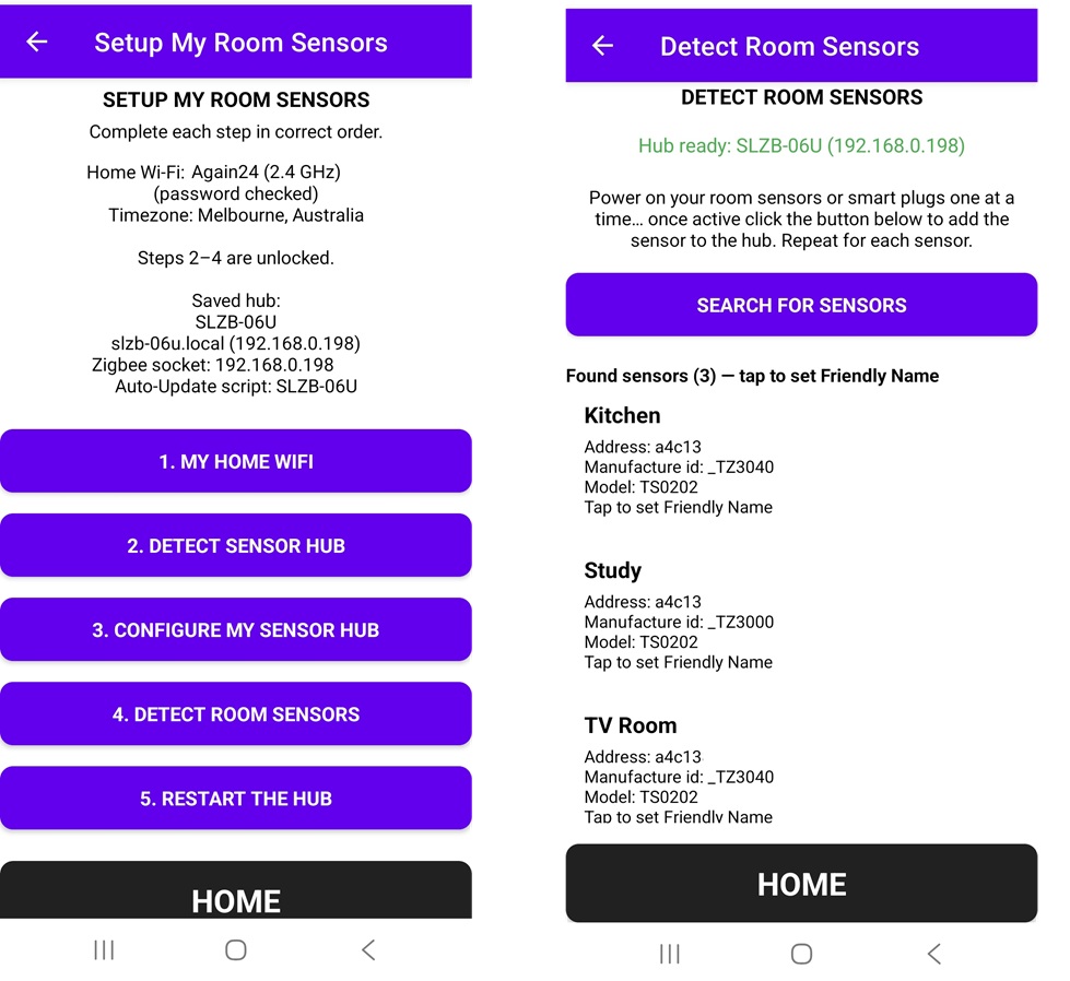 Chuffty Hub Configuration