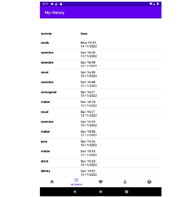 Chuffty app screenshot