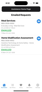 Chuffty Assistance - request home care support from your phone